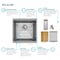 Elkay Crosstown 16 Gauge Workstation Stainless Steel Single Bowl Undermount Sink Kit EFRU17169W - alternate 5